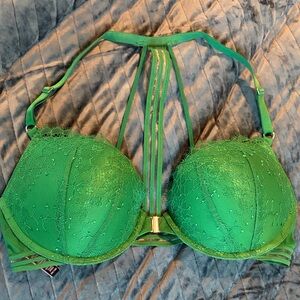Victoria’s Secret Very Sexy Push-Up Bra | 36C | Emerald Racerback